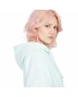 Mujer con Sudadera de capucha Volcom Stone Heart II Pale Aqua bordado marca