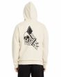 Hombre con Sudadera de capucha Volcom Watanite Dust Heather posterior