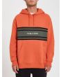 Hombre con Sudadera de capucha Volcom Zero Division naranja 