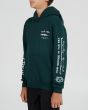 Niño con sudadera de capucha Salty Crew Bruce Boys Hood Fleece Verde lateral