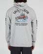 Hombre con sudadera de capucha Salty Crew Fishing Charters Fleece Gris