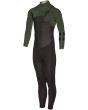 Neopreno Hurley Advantage Plus 3/2 mm Fullsuit verde para hombre lateral