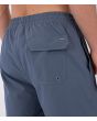 Hombre con Bañador Hurley Volley Flex Low Tide 17in Gris bolsillo trasero