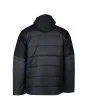Chaqueta impermeable Hurley Knight Defender negra para hombre posterior