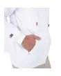 Hombre con Sudadera de capucha y cremallera Hurley Kai Lenny Blanca derecha