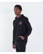Hombre con sudadera de capucha Hurley Sider Negra lateral