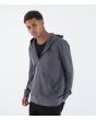 Hombre con sudadera de capucha y cremallera Hurley Sider Gris lateral
