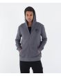 Hombre con sudadera de capucha y cremallera Hurley Sider Gris