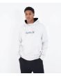 Hombre con sudadera de capucha Hurley Toledo One and Only color Blanco Jaspeado
