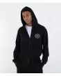 Hombre con sudadera de capucha y cremallera Hurley Sider Negra