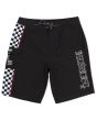 Boardshort Hurley Travis Barker Gothic Cargo 22'' color negro para hombre