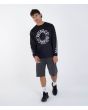 Hombre con Camiseta de manga larga Hurley x Travis Barker Check Out Jersey Negra ajuste regular