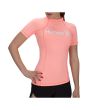 Mujer con Camiseta de protección solar UPF 50+ Hurley One and Only rosa 