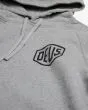 Sudadera con capucha Deus Ibiza Address Gris para hombre logo shield
