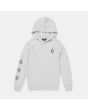 Sudadera con capucha Volcom Iconic Stone Gris para niño 8-14 años