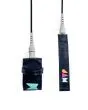 Invento para tablas de surf Jam Traction Comfortlight Grom Leash 5" en color negro con detalles en turquesa, naranja y rosa
