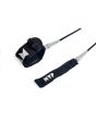 Invento para tablas de surf Jam Traction Comfortlight Step Up Leash 6" en color negro y gris lateral