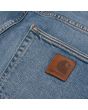 Pantalón vaquero ajustado Carhartt WIP Klondike azul desgastado para hombre etiqueta logo