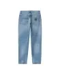 Vaquero de corte ajustado regular Carhartt WIP Klondike Pant azul aclarado para hombre posterior