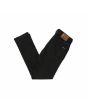 Pantalón Vaquero Skinny Volcom 2x4 Denim Black Out para hombre doblado