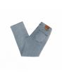 Pantalón Vaquero de corte relajado Volcom Modown Ash Blue para hombre doblado