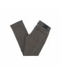 Pantalón Vaquero corte moderno Volcom Solver Denim Black Ozone para hombre doblado