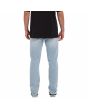 Hombre con pantalón vaquero de corte slim Vorta Denim Azul Índigo claro posterior