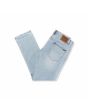 Pantalón vaquero de corte slim Vorta Denim Sandy Indigo para hombre doblado