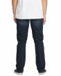 Hombre con Pantalón Vaquero Volcom Vorta Denim Azul New Vintage Blue posterior