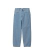 Pantalón Vaquero Holgado Carhartt WIP Women's Brandon Pant Azul Stone Bleached para mujer