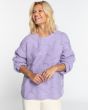 Mujer con jersey de punto Billabong Mystic Beach Lila 