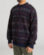 Hombre con jersey Billabong Ranchero azul marino lateral