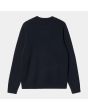 Jersey Carhartt WIP Allen azul marino para hombre posterior