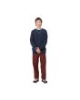 Hombre con Jersey de lana Carhartt WIP Anglistic Sweater Speckled Air Force Blue ajuste regular