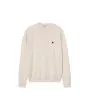 Jersey Carhartt WIP Madison Sweater beige con logo negro para hombre