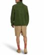 Hombre con Jersey de forro polar Deus Reimis Pullover Fleece Pine espalda