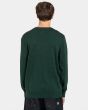 Hombre con jersey reciclado Element Eco Sweater verde espalda