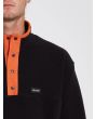 Jersey de forro polar Volcom Error92 negro para hombre detalle
