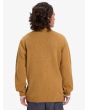 Hombre con jersey de punto Quiksilver Slow Song Neppy Marrón Almendra posterior