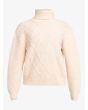Jersey de cuello vuelto Roxy Picture Moment Parchment para mujer