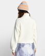 Jersey de cuello vuelto RVCA Citizen blanco para mujer posterior