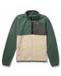 Sudadera polar con cremallera parcial Salty Crew Swellter Mock Neck Verde para hombre