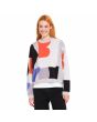 Mujer con Jersey Volcom Abstrackom Multicolor