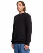 Hombre con Jersey Volcom Uperstand Sweater Negro lateral