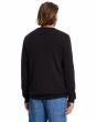 Hombre con Jersey Volcom Uperstand Sweater Negro posterior
