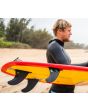 John JOhn Florence con tablas de surf con Quillas Futures JJF Signature Range Alpha Thruster Medium Green