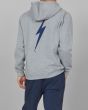 Hombre con Sudadera de capucha Lightning Bolt Kaiapuni Gris posterior
