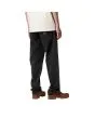 Hombre con pantalón vaquero Carhartt WIP Klondike Negro Lavado a la piedra posterior