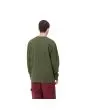 Hombre con Camiseta de manga larga Carhartt WIP American Script Verde Estragón posterior