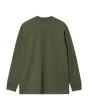 Camiseta de manga larga Carhartt WIP L/S American Script T-Shirt Tarragon para hombre posterior
